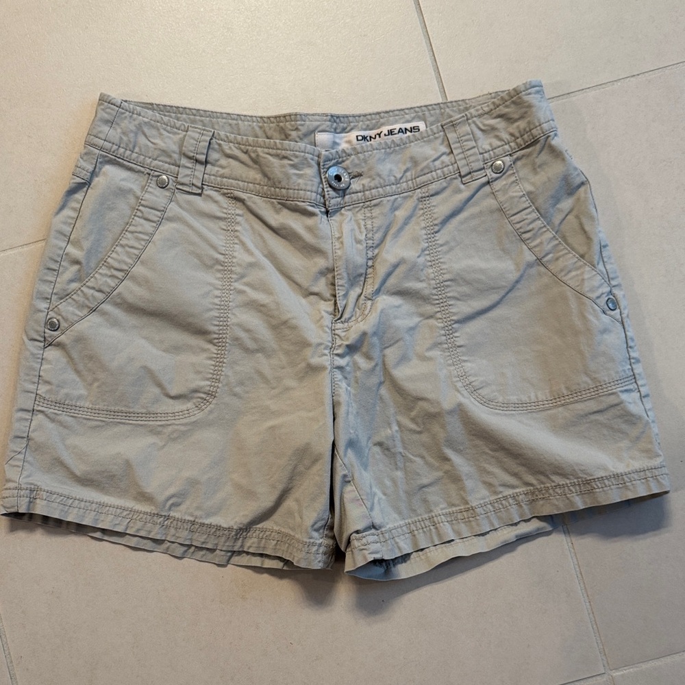DKNY Women's Beige Cargo Shorts